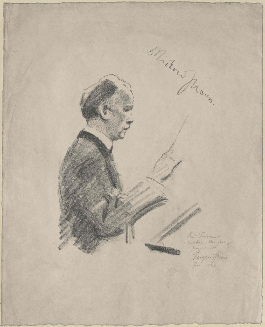 Richard Strauss av Artist Unknown