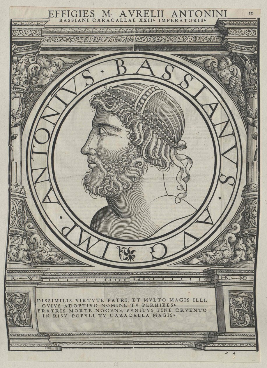 Romerske kejsaren Caracalla av Artist Unknown