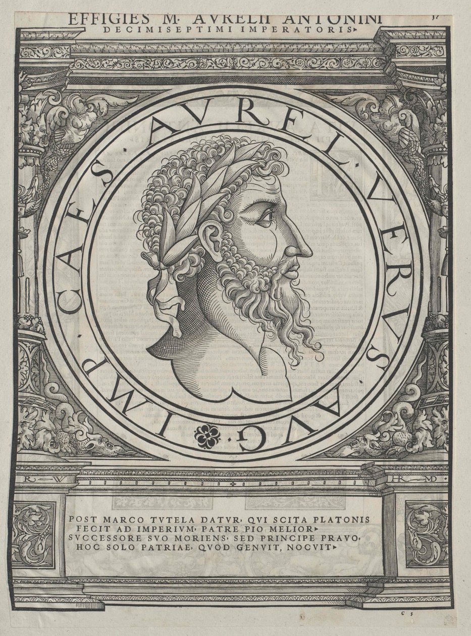 Romerske kejsaren Mark Aurelius av Artist Unknown