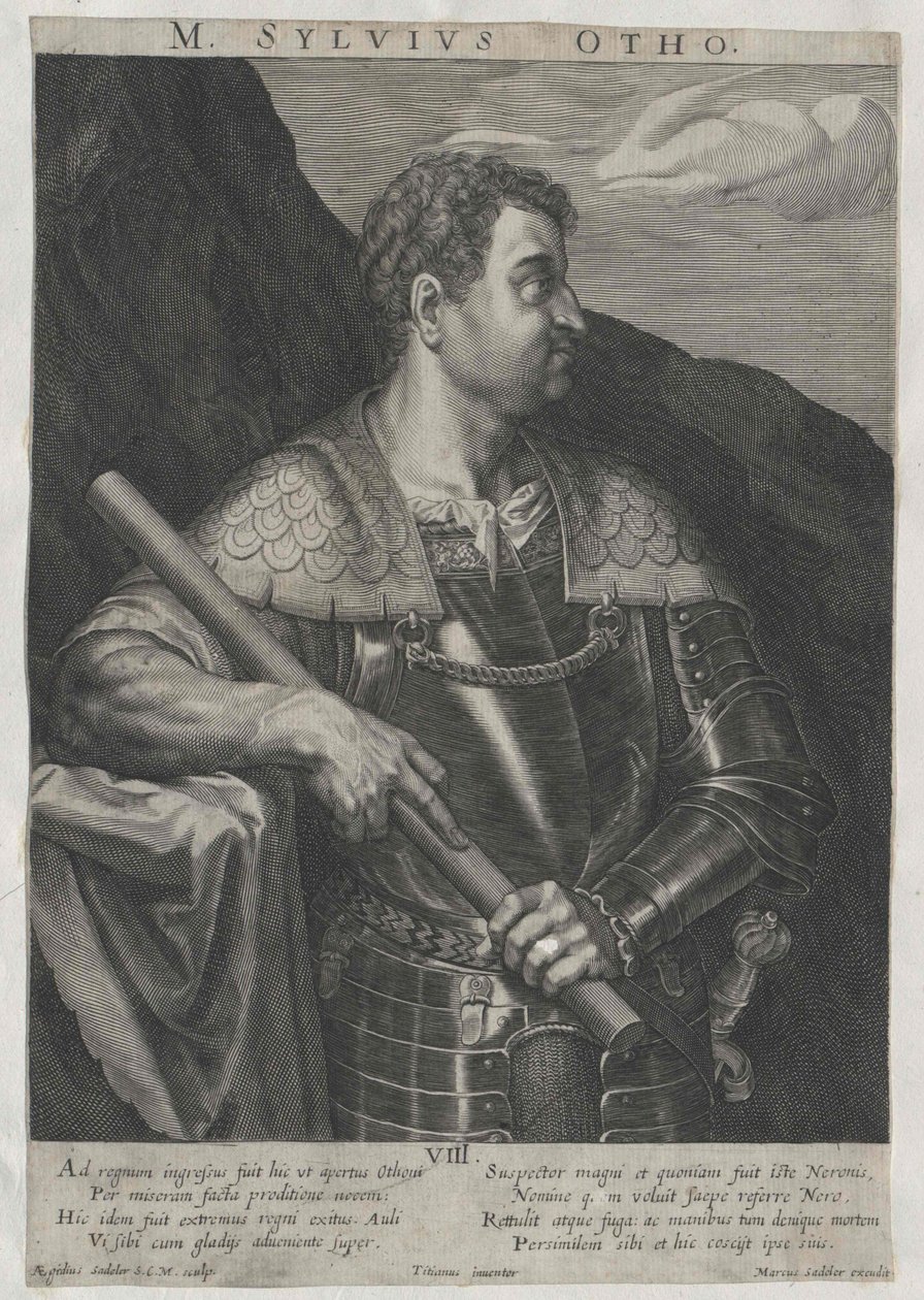 Romerske kejsaren Otho av Artist Unknown