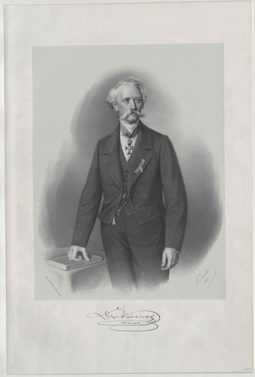 Rudolf von Vivenot av Artist Unknown
