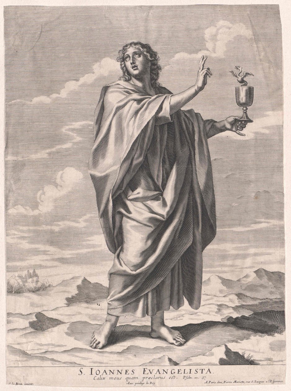 Sankt Johannes evangelisten av Artist Unknown