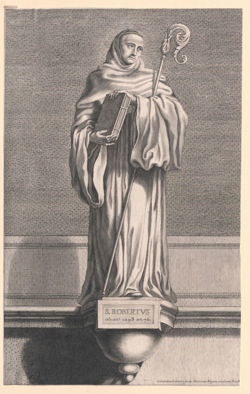 Saint Robert von Citeaux av Artist Unknown