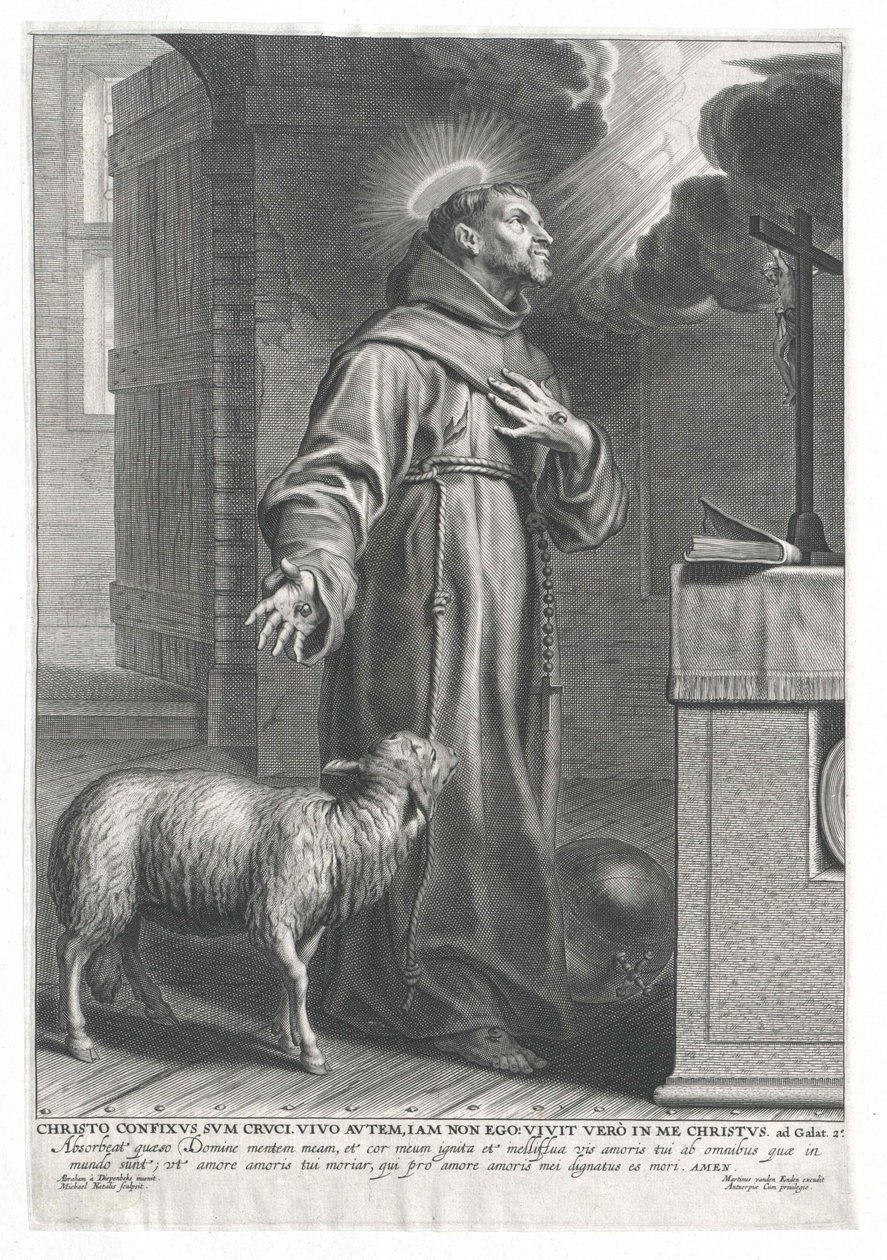 Sankt Franciskus av Assisi av Artist Unknown