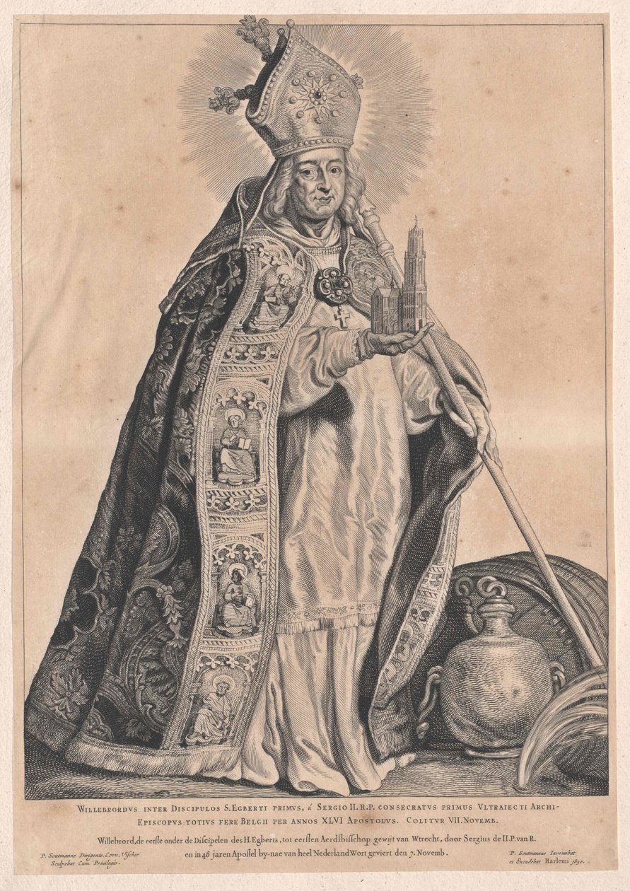 Sankt Willibrord av Artist Unknown
