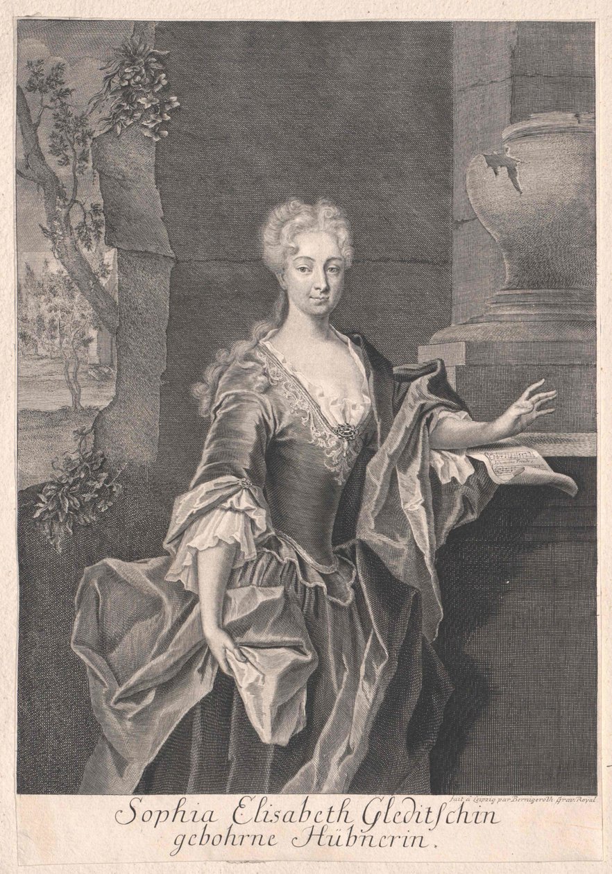 Sophia Elisabeth Huebner av Artist Unknown