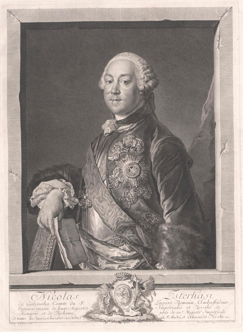S:t Nikolaus greve Esterhazy av Galantha av Artist Unknown
