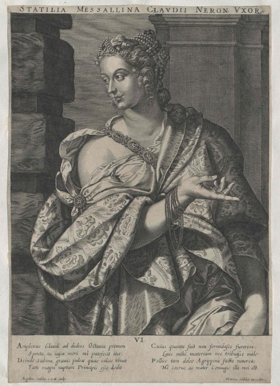 Statilia Messalina, av Artist Unknown
