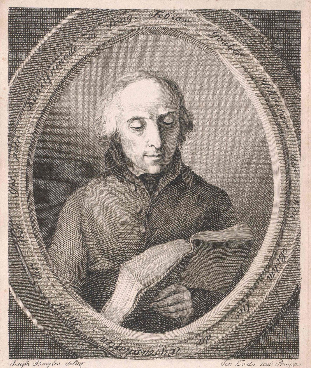 Tobias Gruber (print) av Artist Unknown