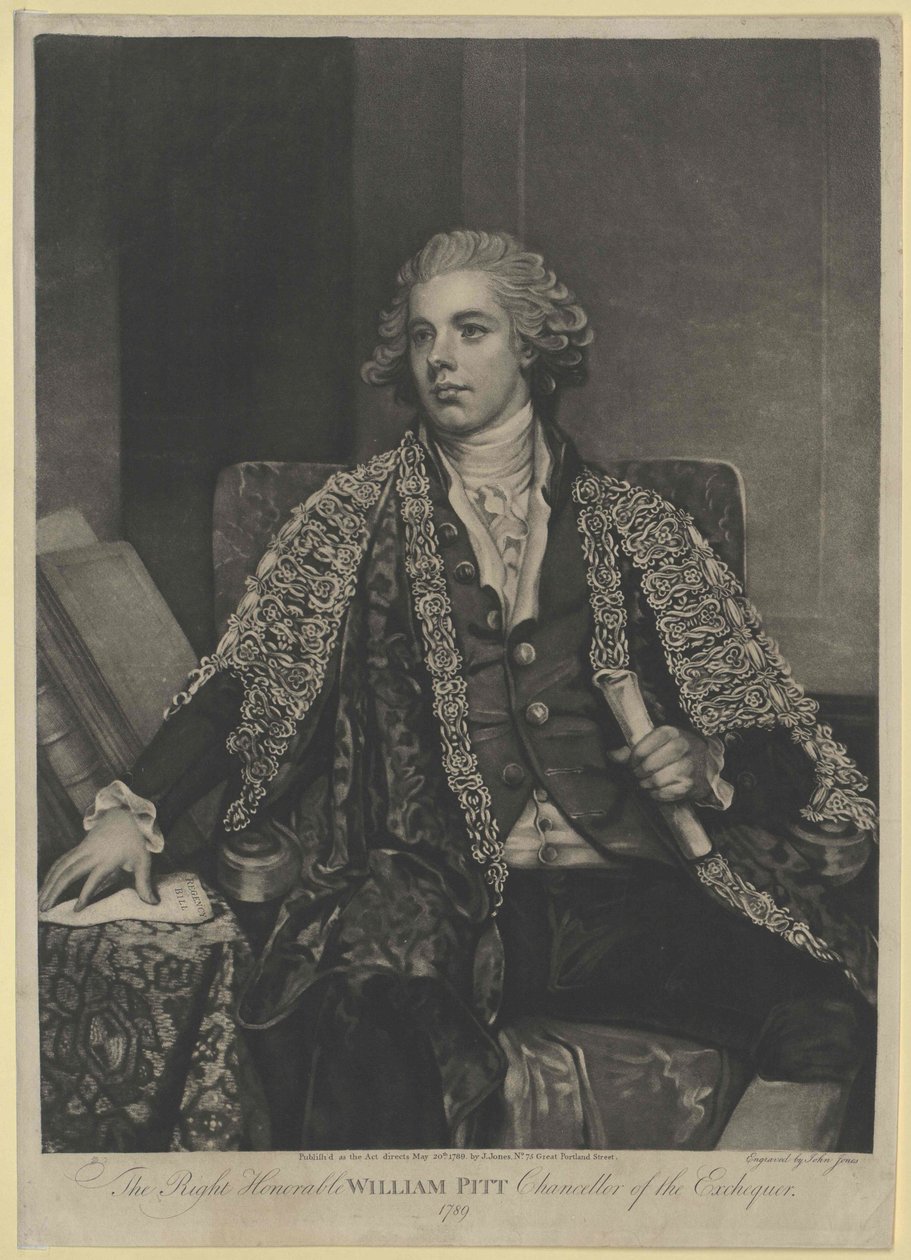 William Pitt av Artist Unknown