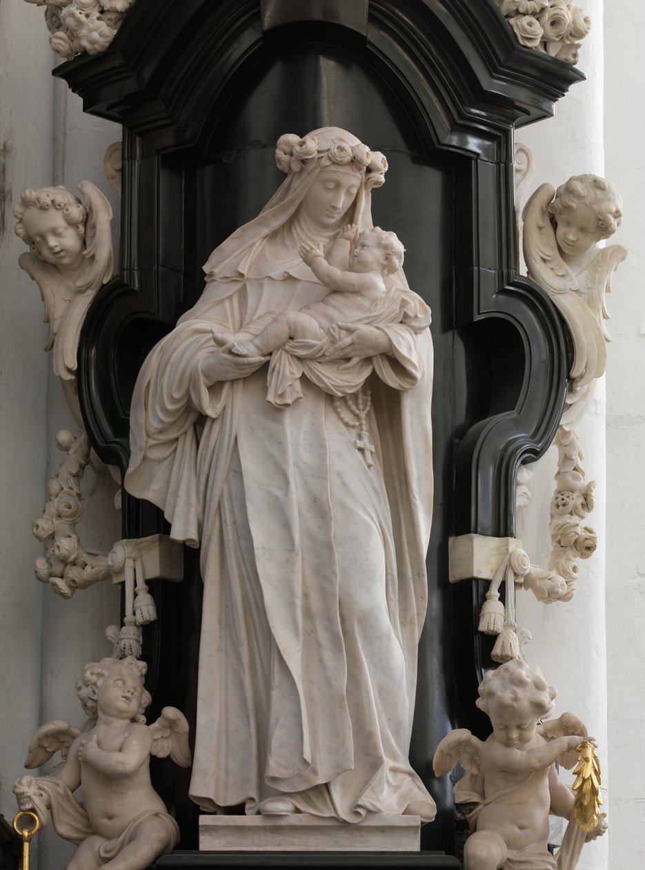 Saint Rosa of Lima (marmor) av Artus I Quellinus