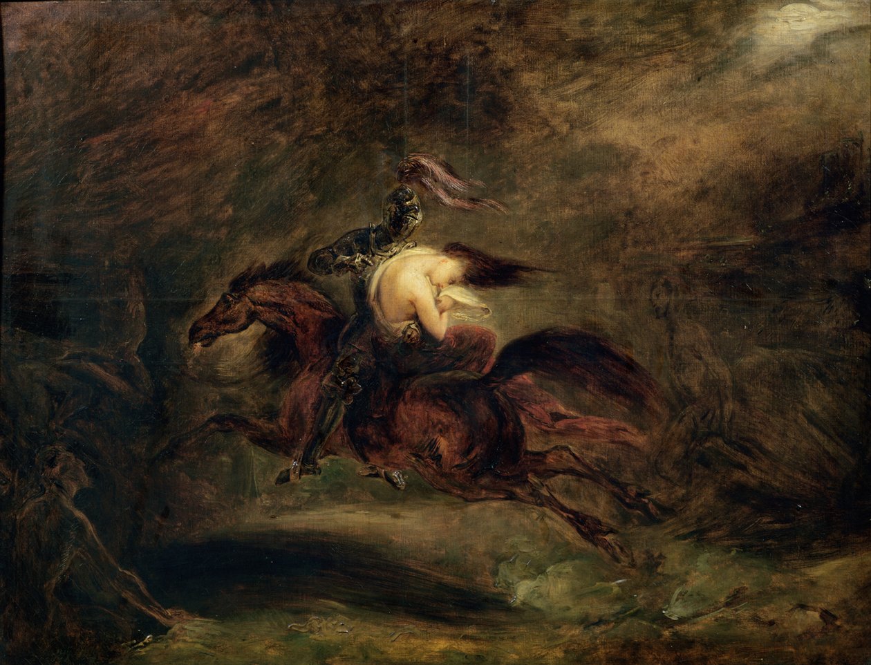 De döda går snabbt, 1830 av Ary Scheffer