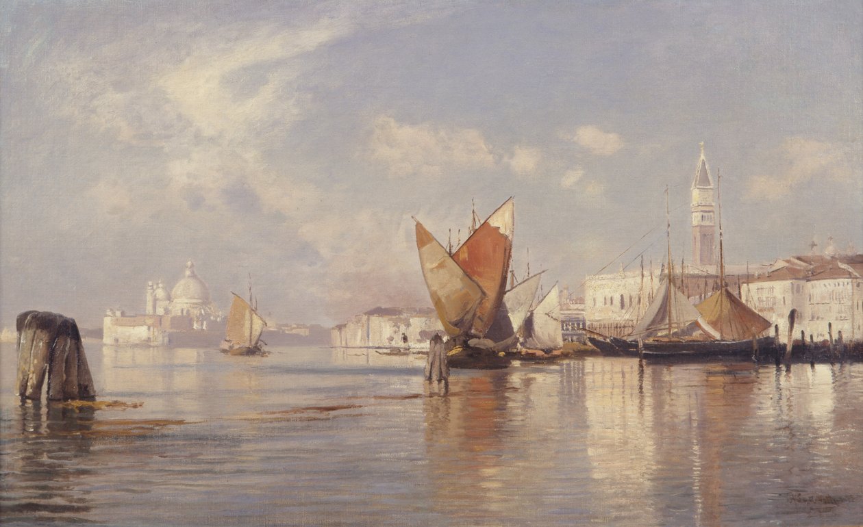 På lagunen, Venedig av Ascan Lutteroth