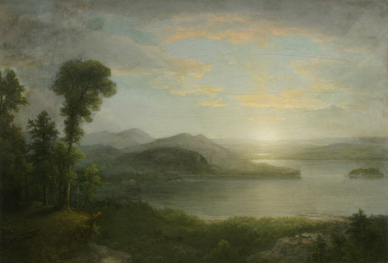 Solnedgång: Souvenir of the Adirondacks, 1878 av Asher Brown Durand