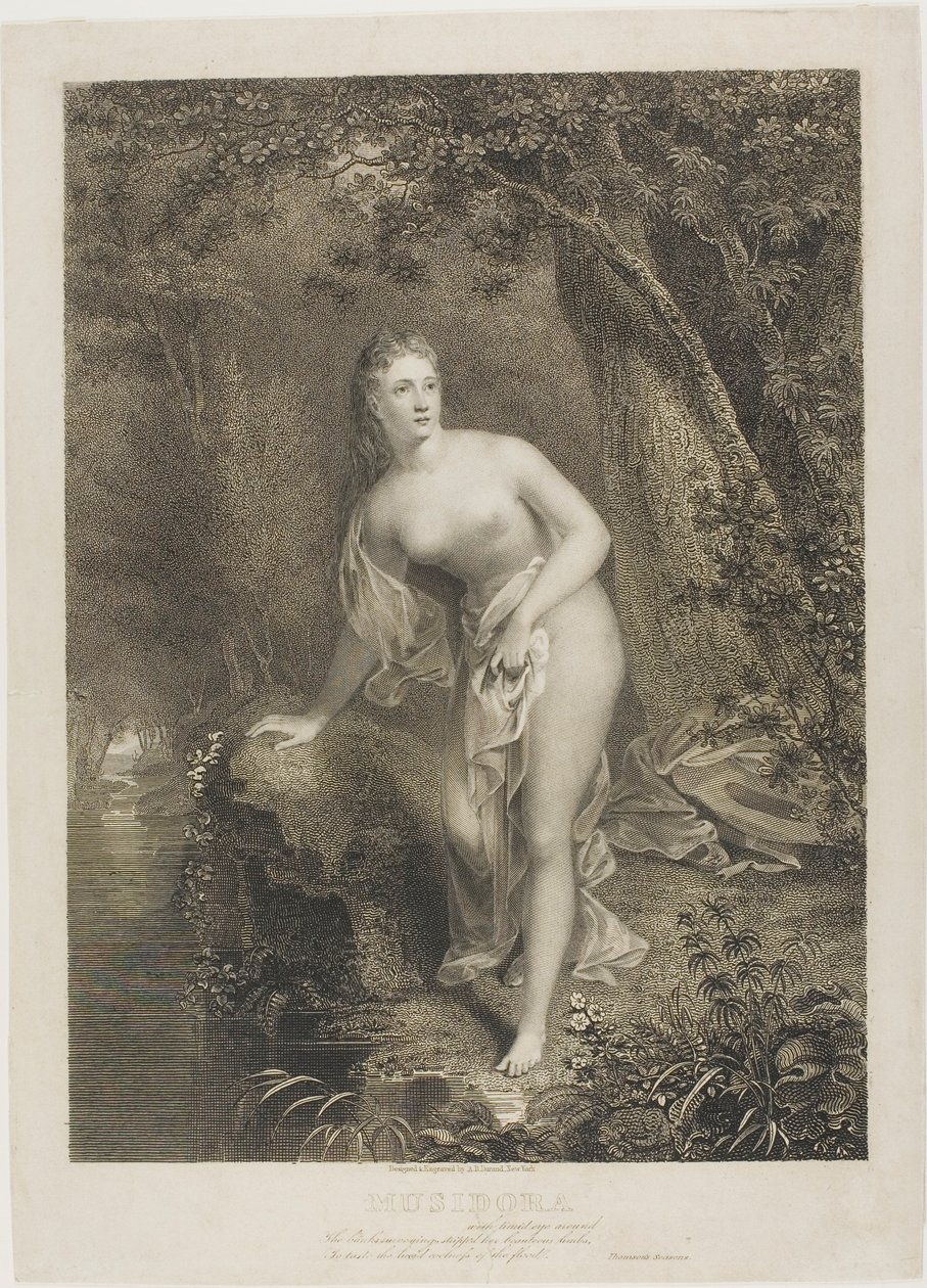 Musidora av Asher Brown Durand