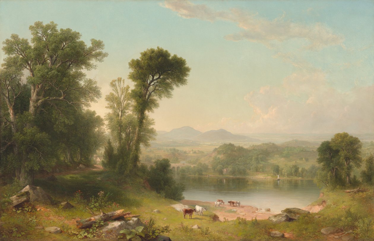 Pastoralt landskap, 1861. av Asher Brown Durand