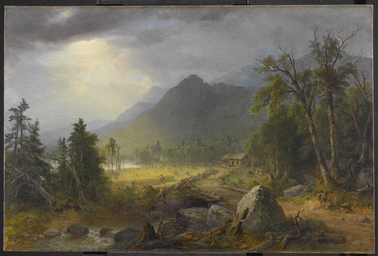 Den första skörden i vildmarken av Asher Brown Durand