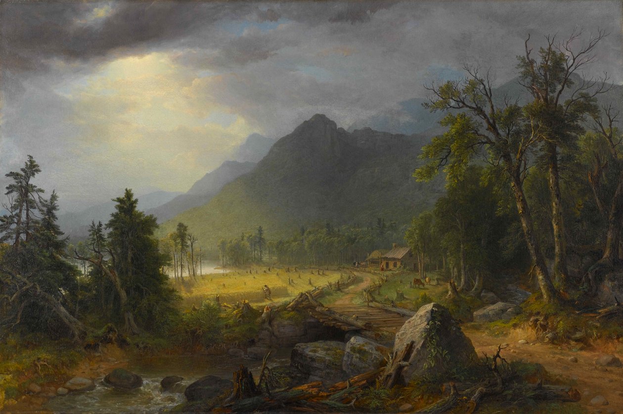 Den första skörden i vildmarken av Asher Brown Durand