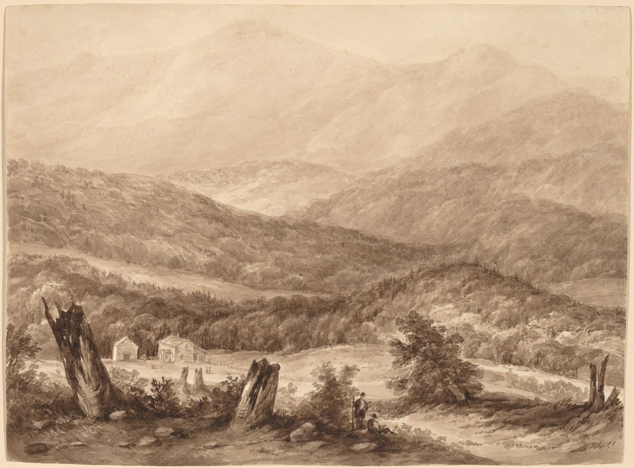 Vita bergen (?) av Asher Brown Durand