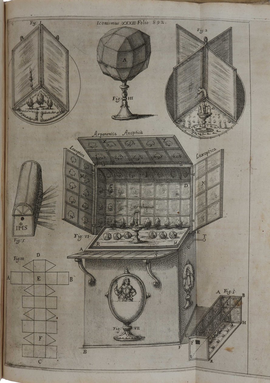 Den stora konsten att ljus och skugga, 1646 av Athanasius Kircher
