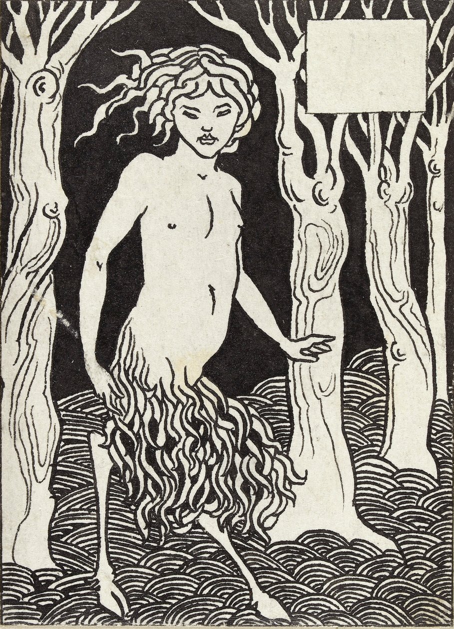 En faun, 1880-talet av Aubrey Beardsley
