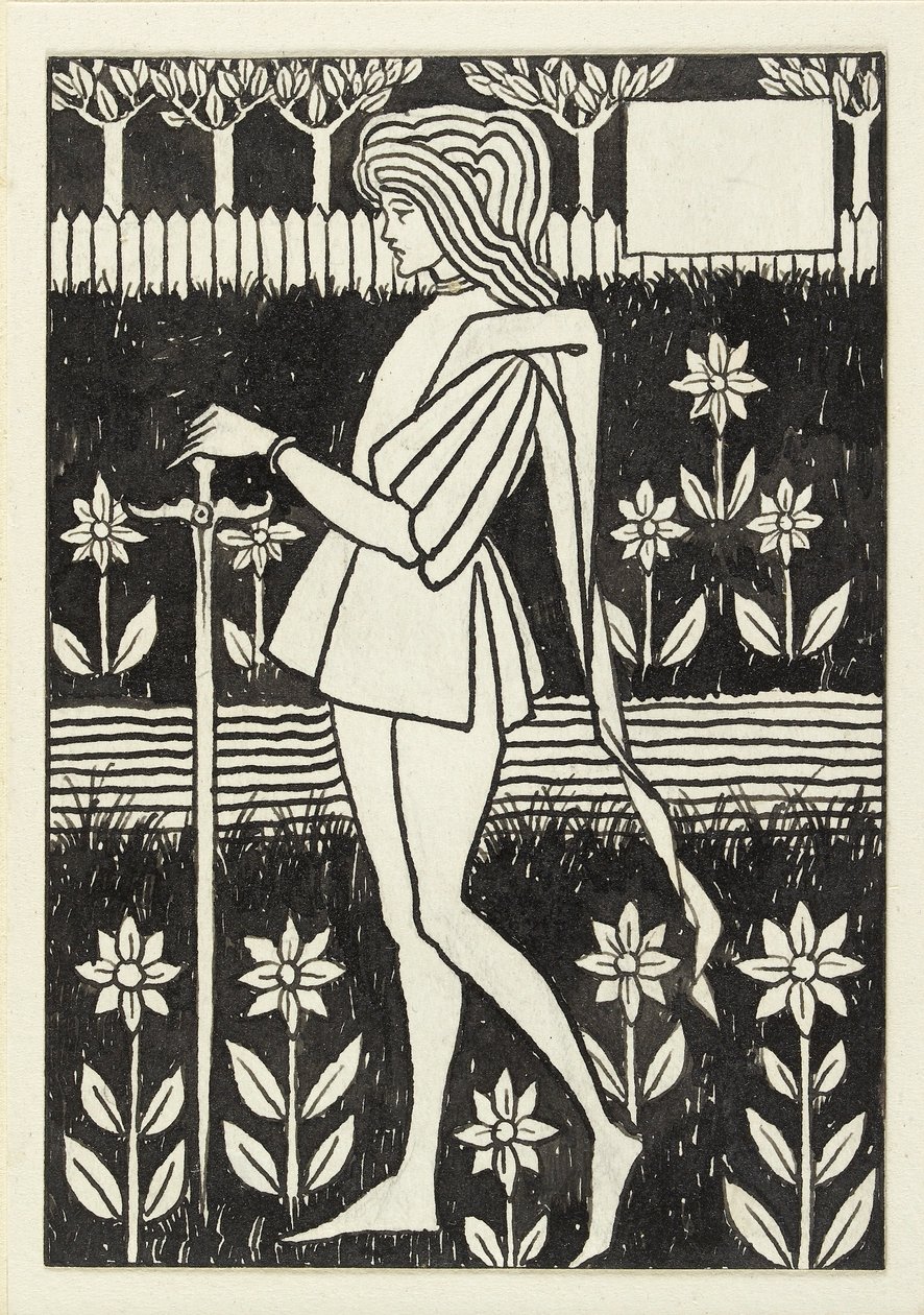En sida, 1890-talet av Aubrey Beardsley