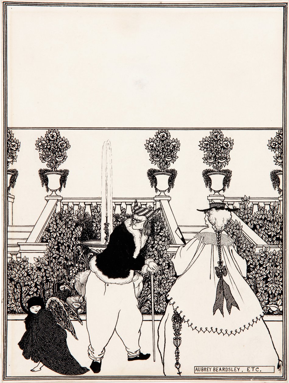Omslagsdesign för The Savoy, 1896 av Aubrey Beardsley