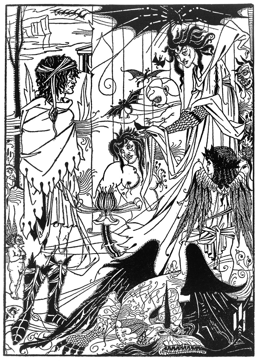 "Drömmar", 1894 av Aubrey Beardsley