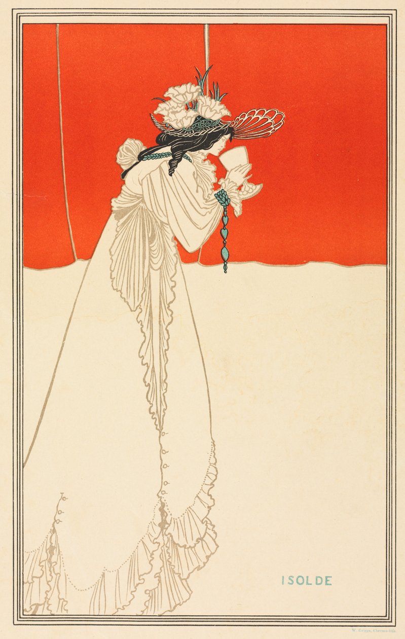 Isolde av Aubrey Beardsley