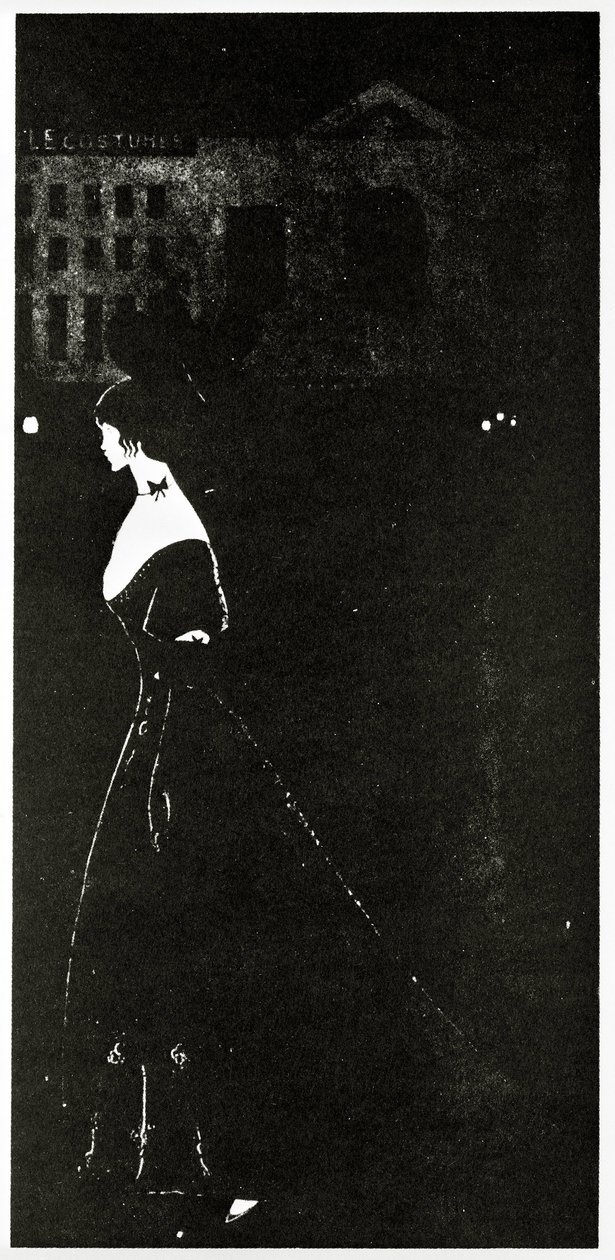 Natten, 1894 av Aubrey Beardsley