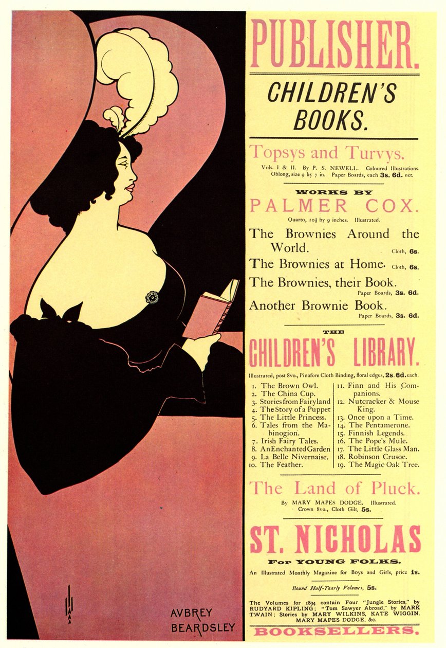 Utgivare. Barnböcker, 1894 av Aubrey Beardsley