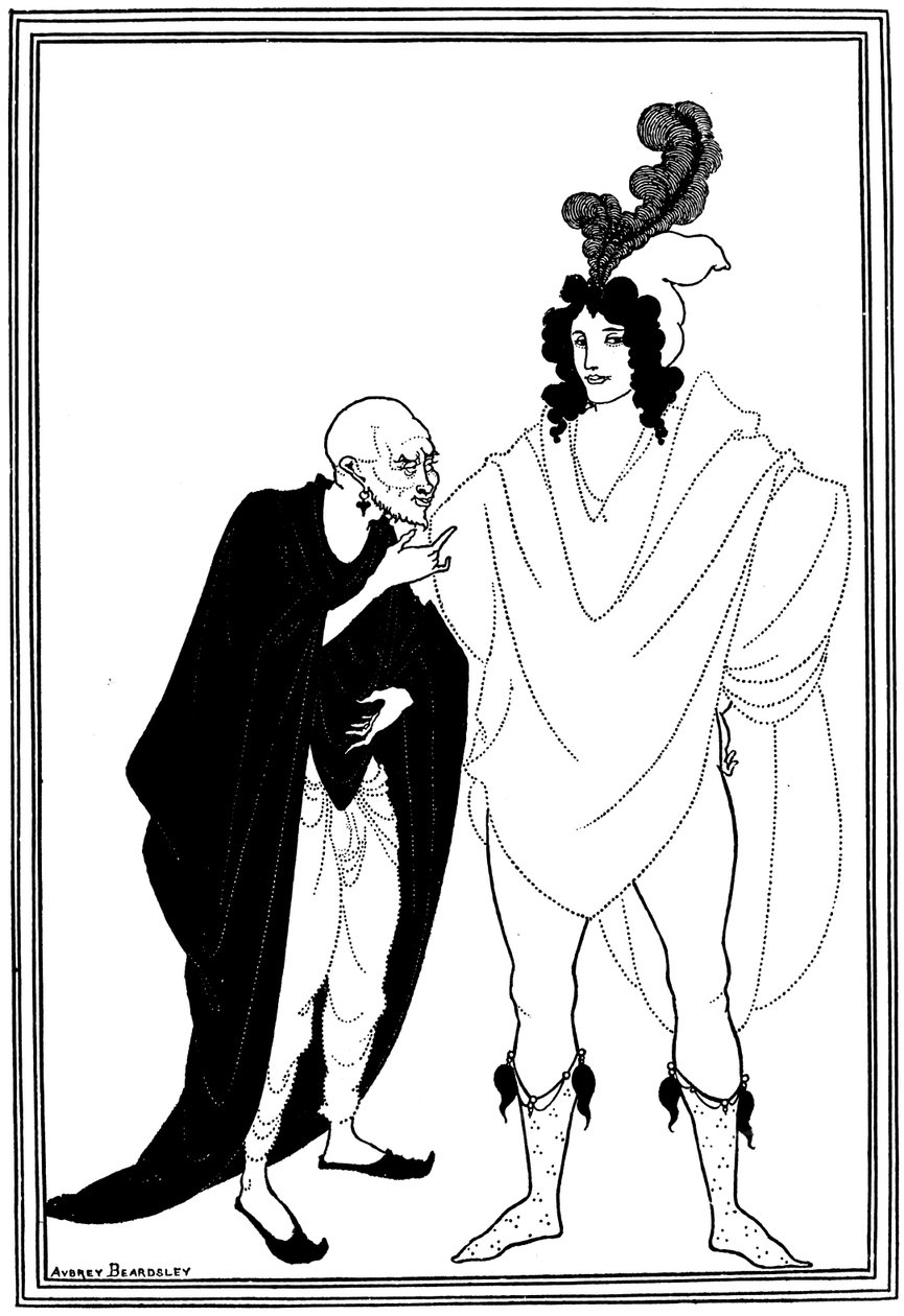 Häroldens undersökning av Aubrey Beardsley