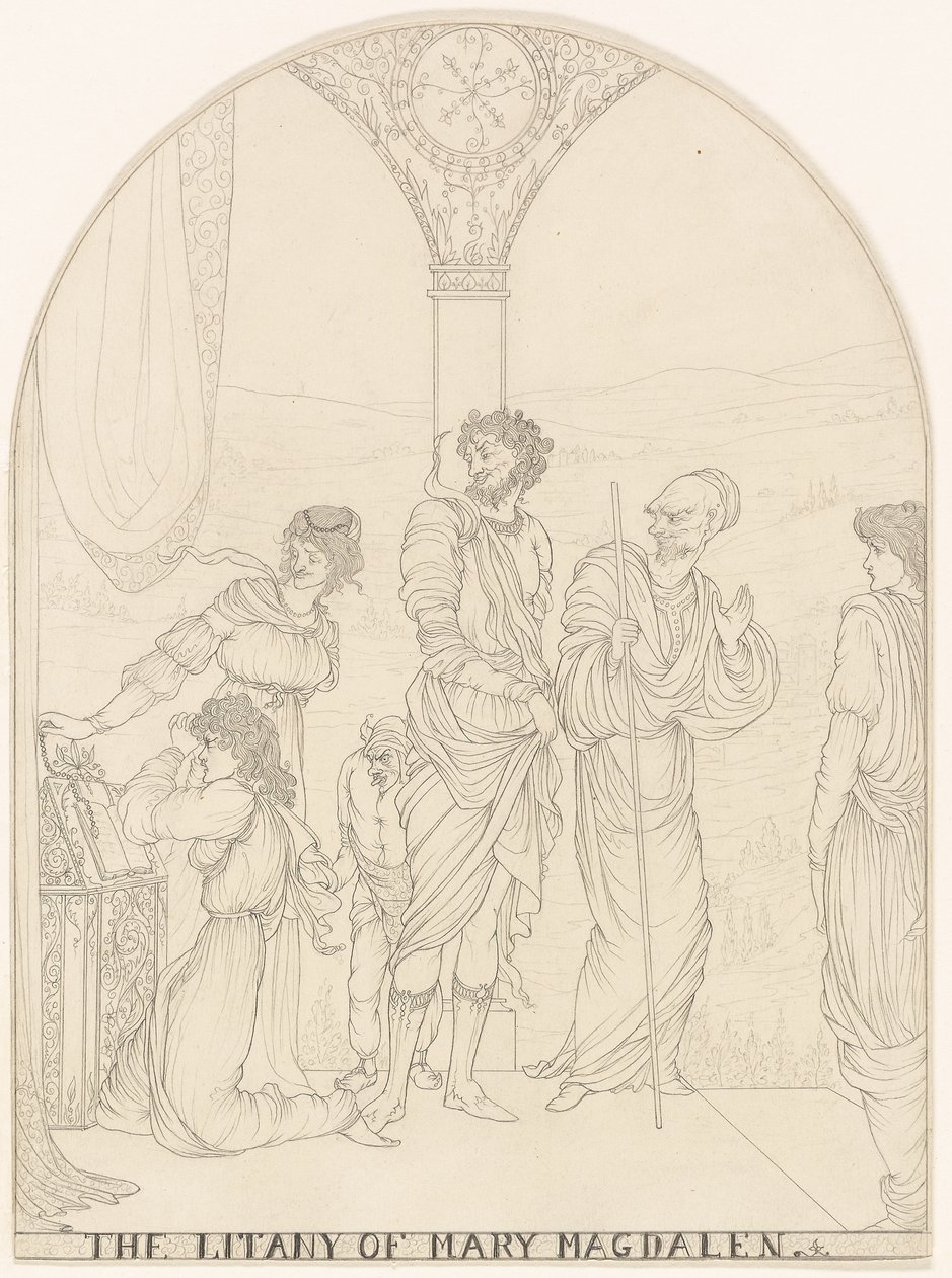Maria Magdalena litania av Aubrey Beardsley
