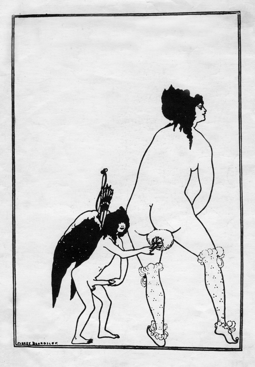 Lampitos toalett, 1896. av Aubrey Beardsley