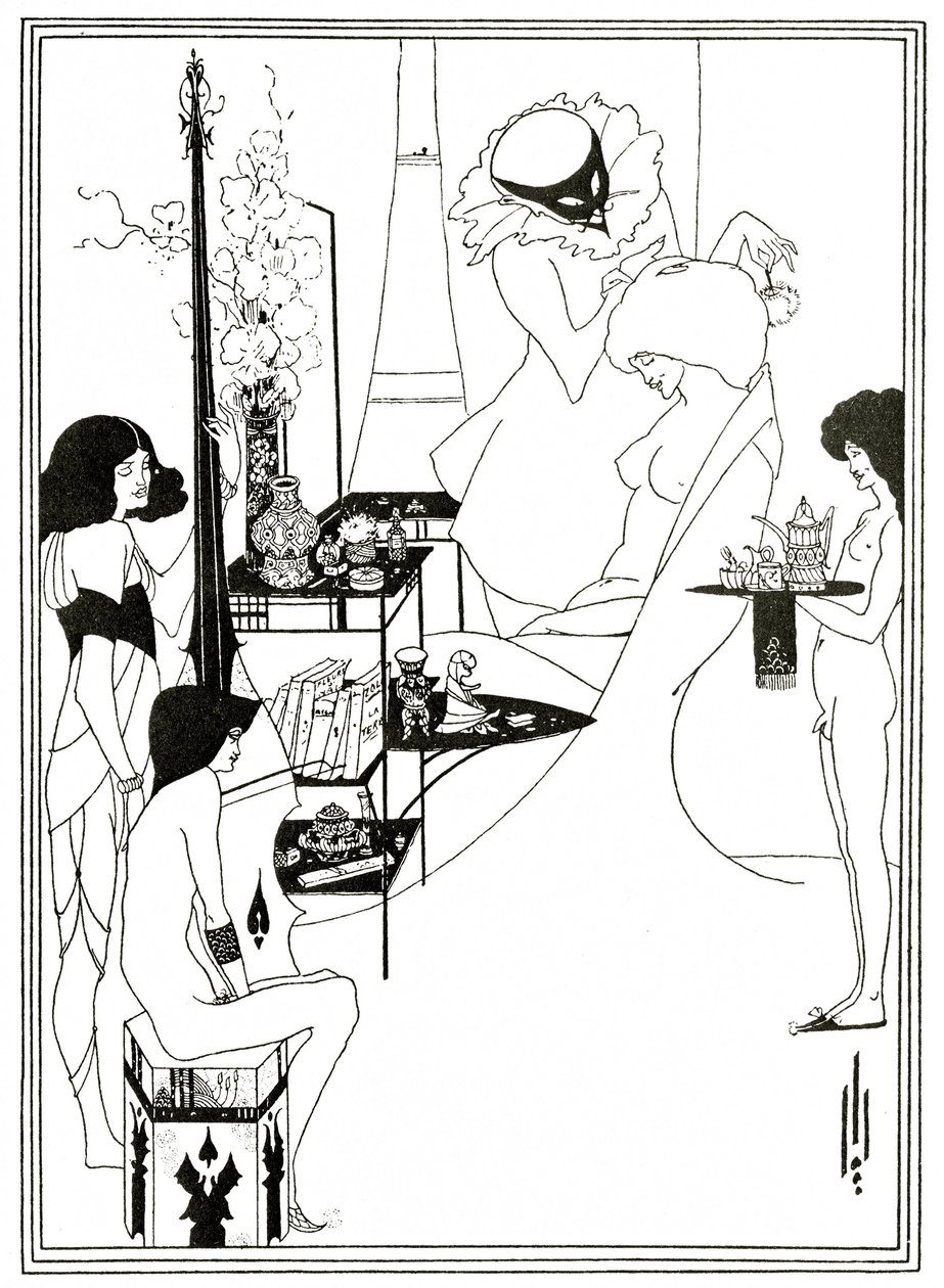 The Toilette of Salome, ca 1894 (litho) av Aubrey Beardsley