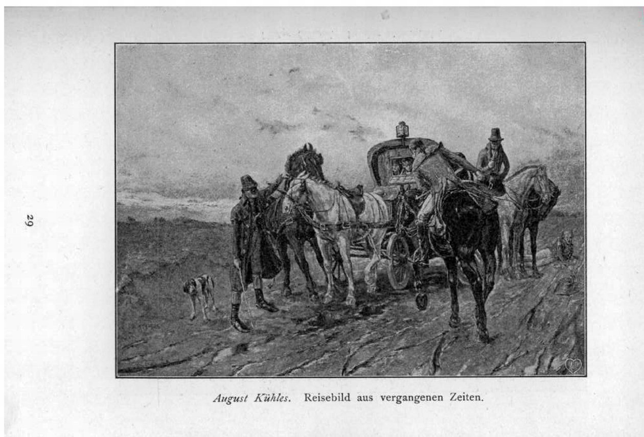 Resebild från tidigare tider av August Kühles