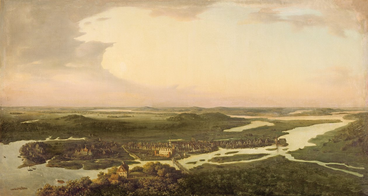 Utsikt över Potsdam på 1600-talet, 1851 av August Kopisch