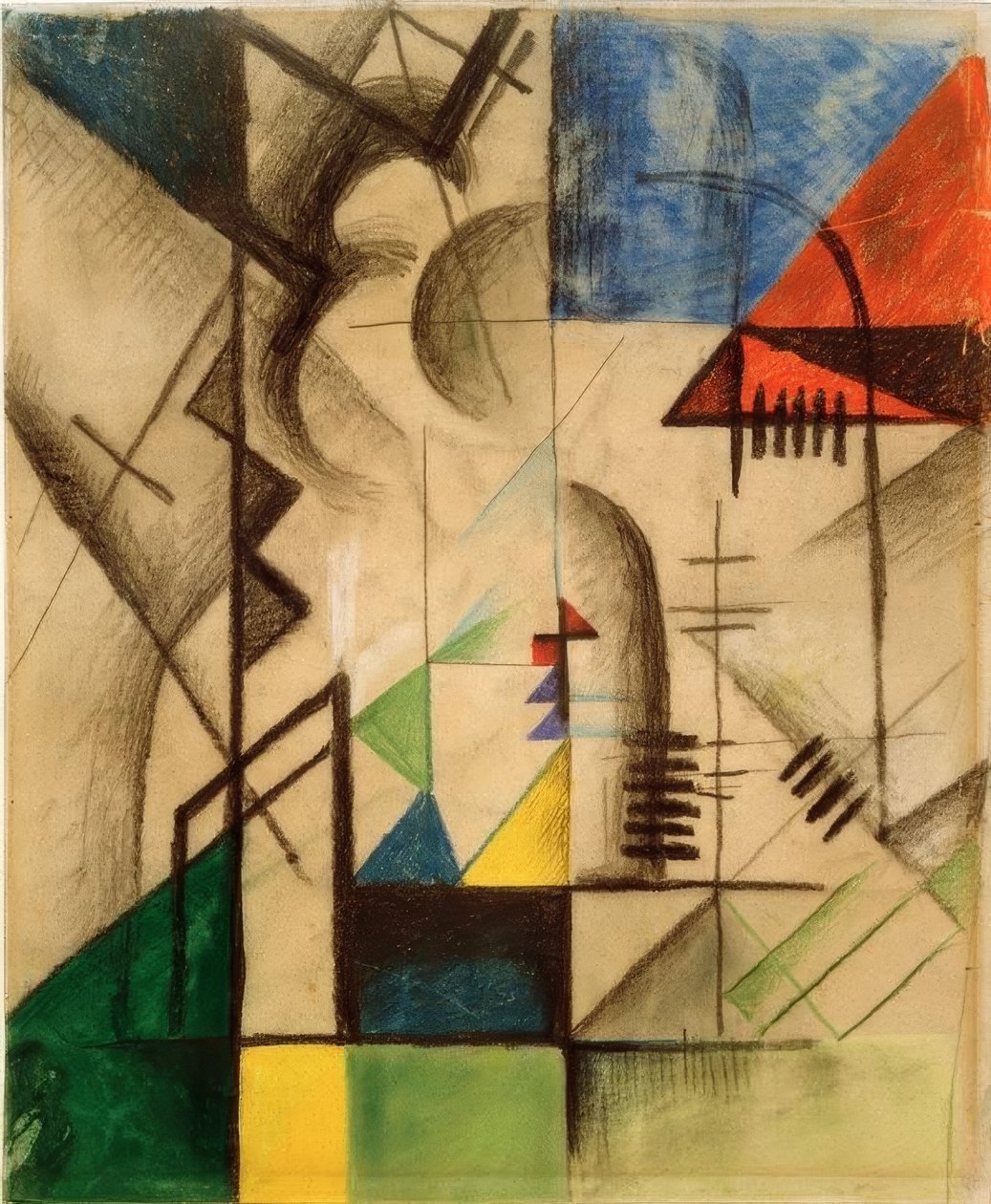 Abstrakta former av August Macke