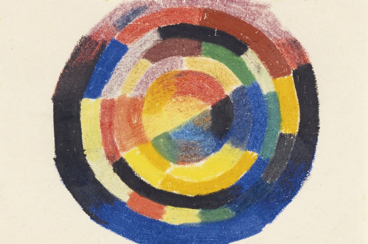 Färghjul av August Macke