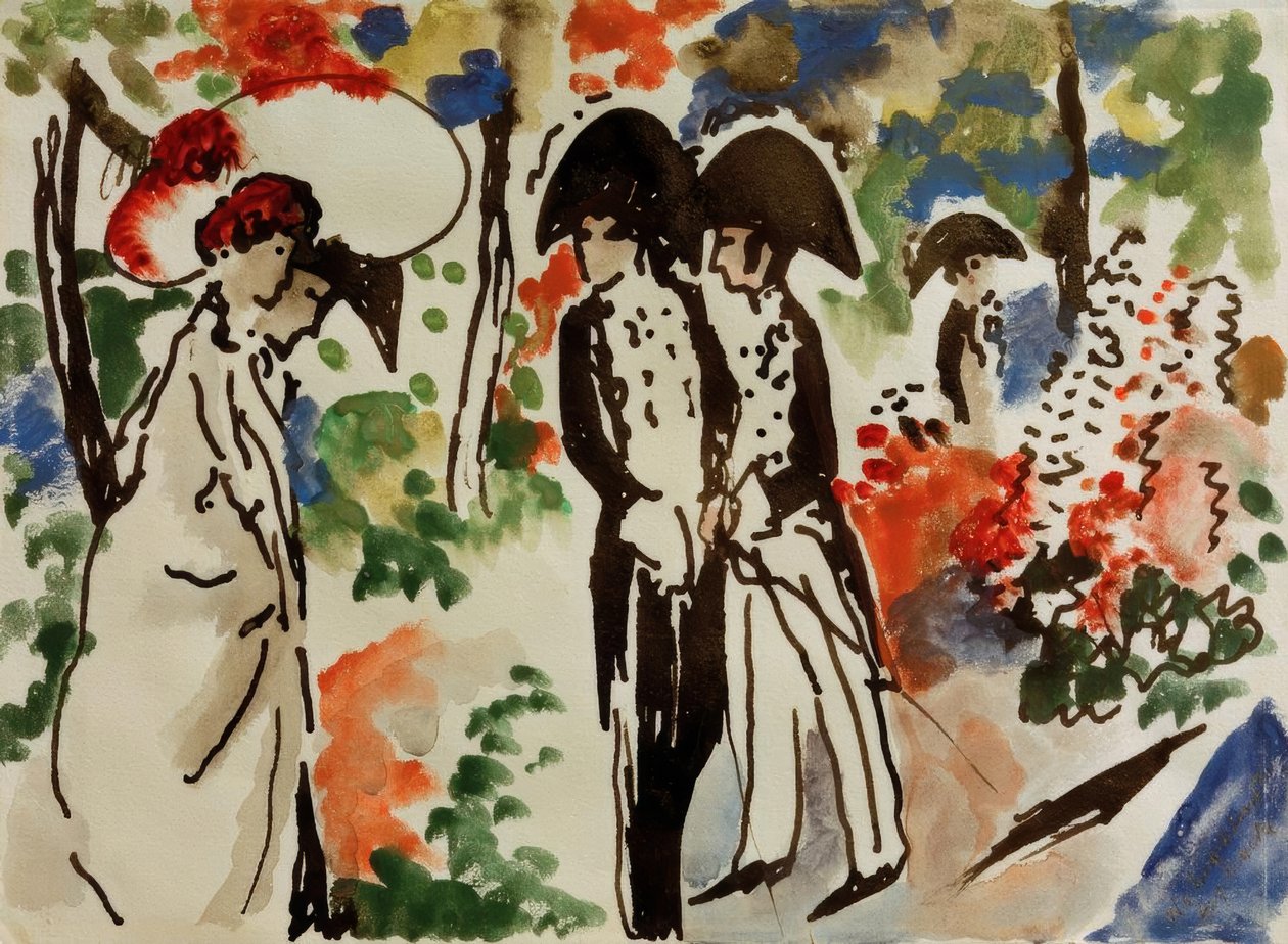 Promenad av August Macke