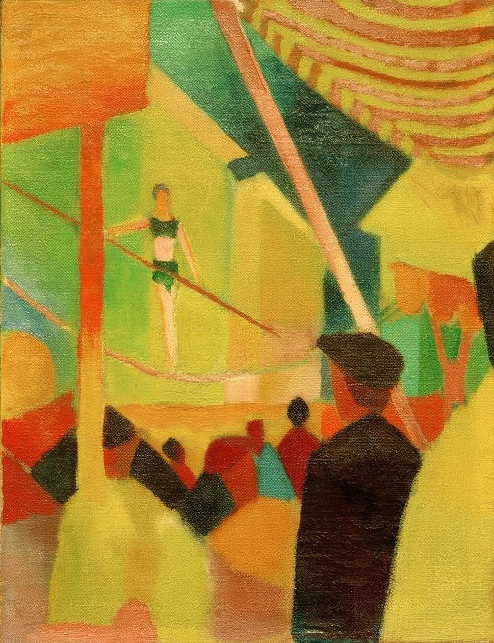Linjelöpare av August Macke
