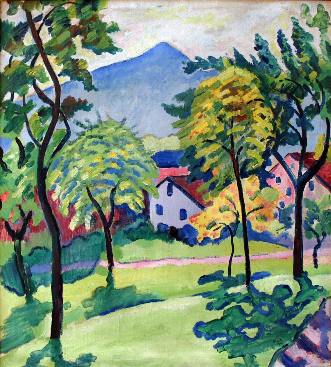 Tegernsee Landscape av August Macke