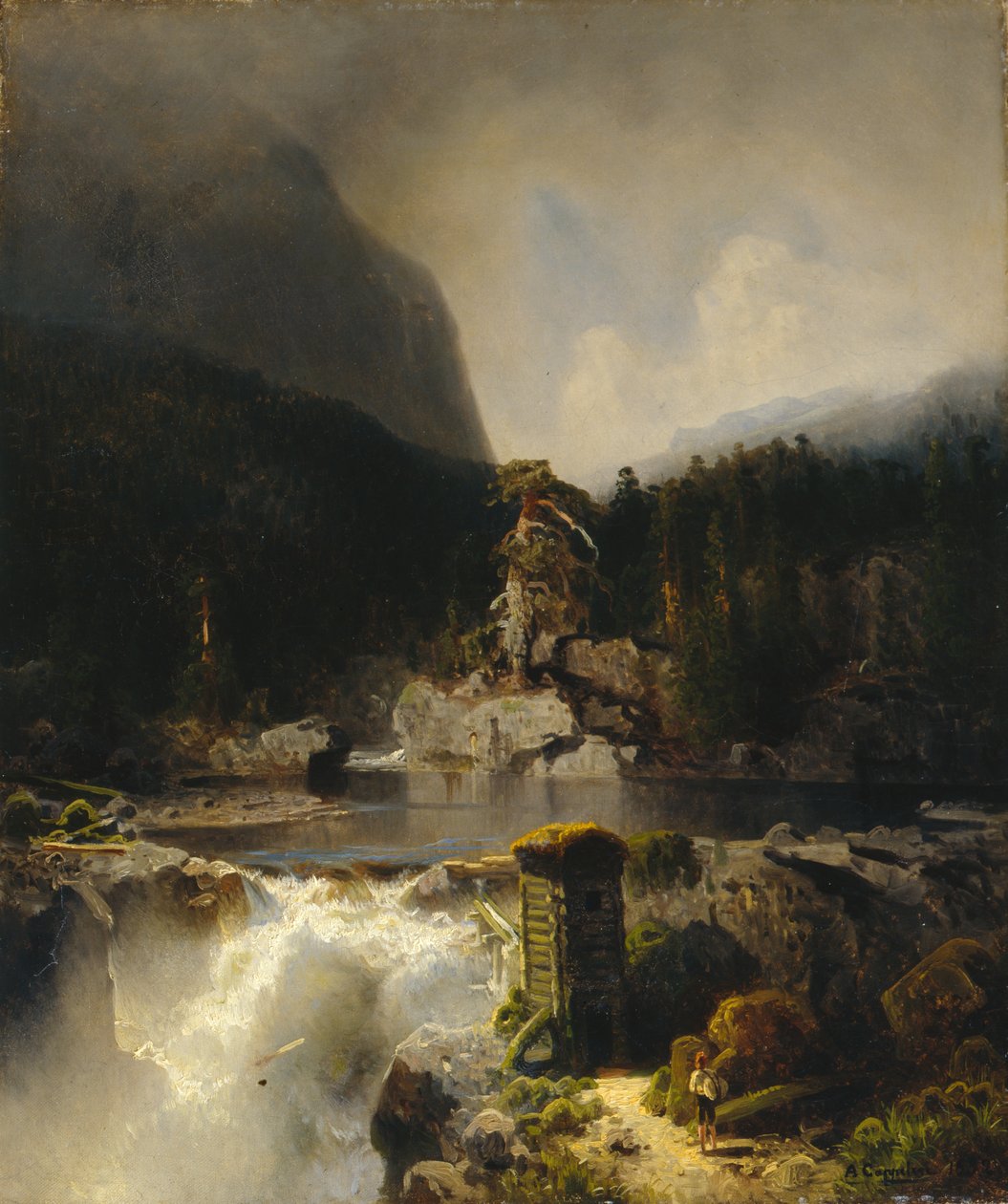 Møllefossen av August Cappelen