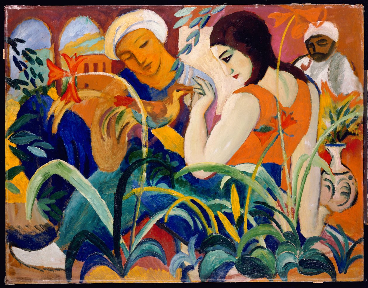 österländska kvinnor av August Macke