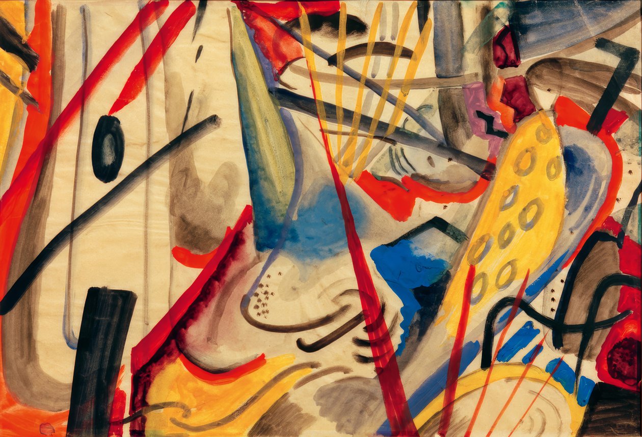 Färgsammansättning II av August Macke