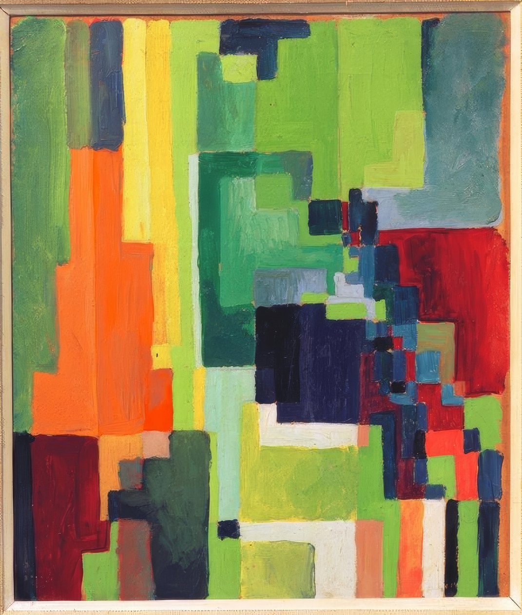 Färgade former II av August Macke