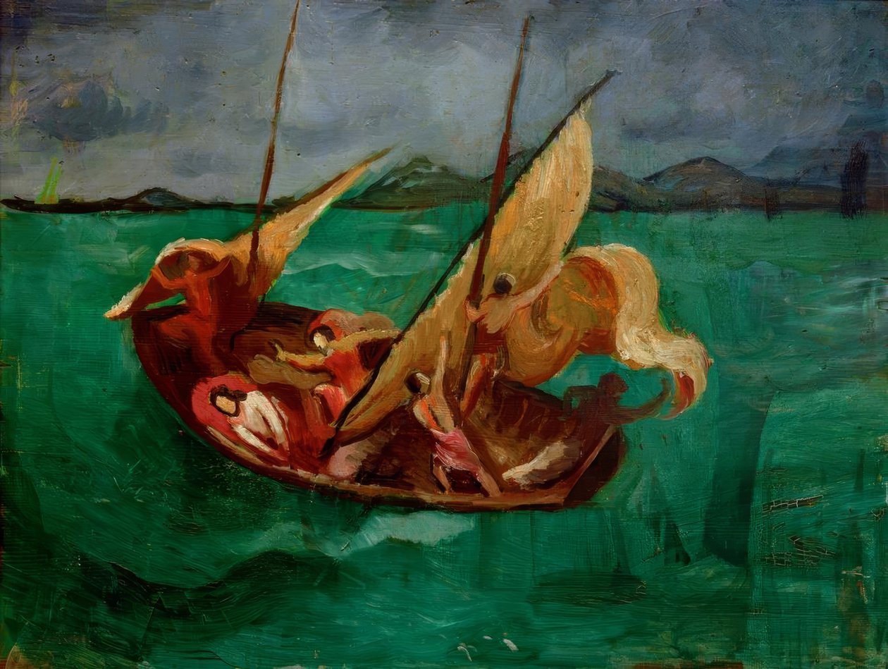 Jesus i båten av August Macke