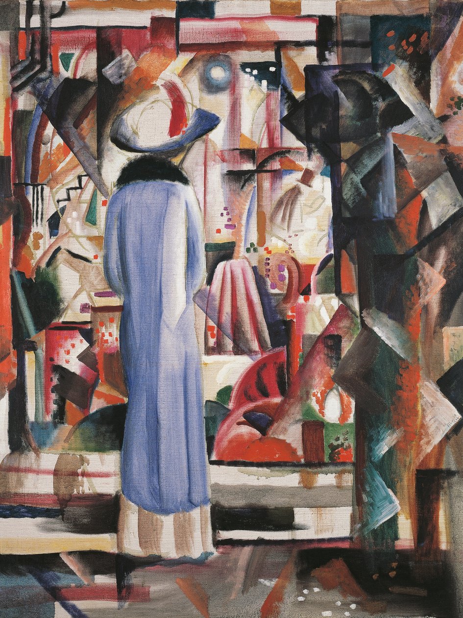 Stort ljust skyltfönster av August Macke