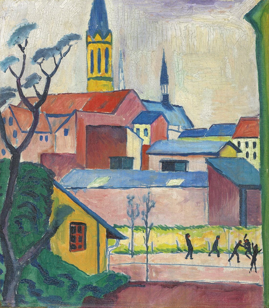 Marienkirche, 1911 av August Macke