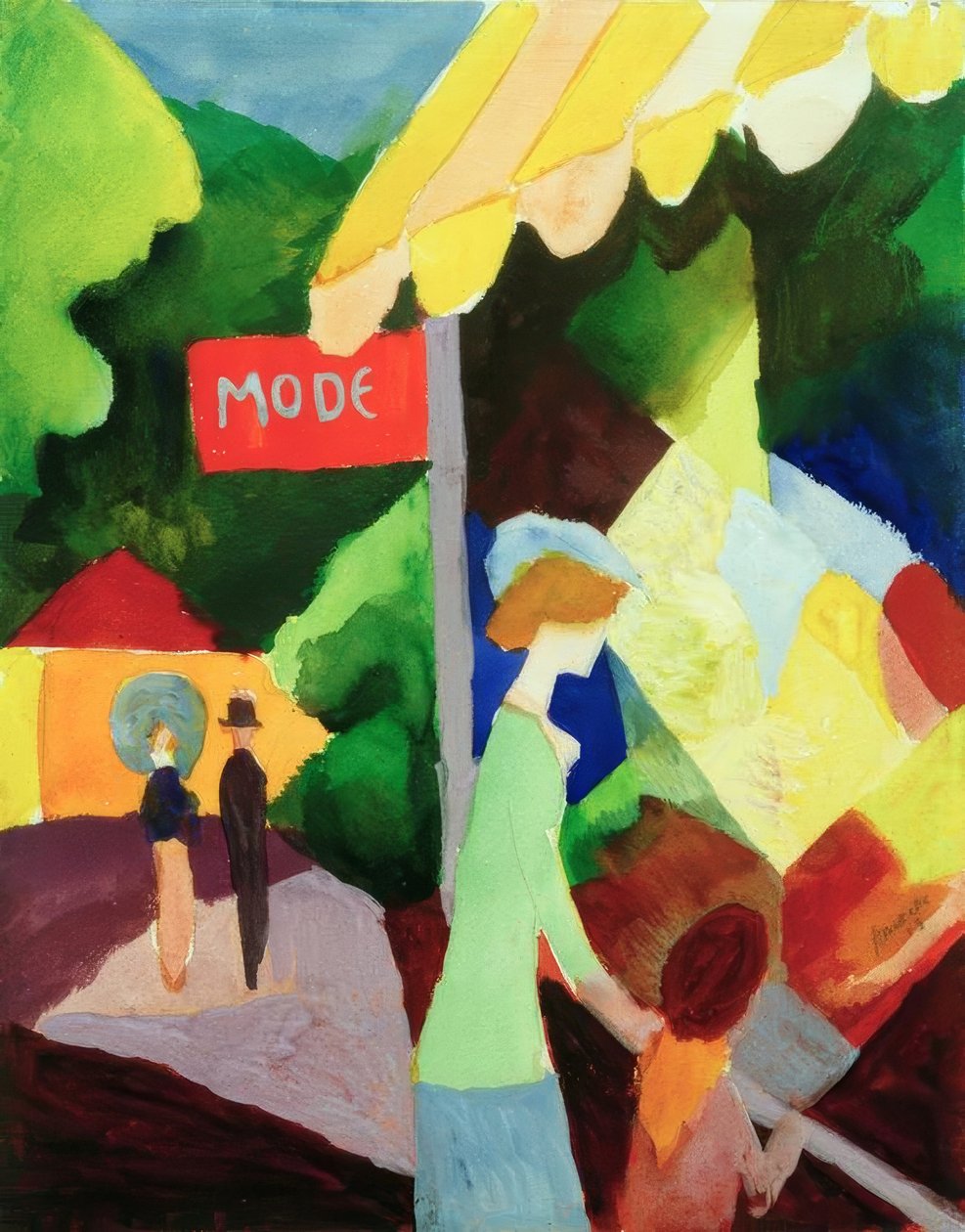 Modevisning av August Macke